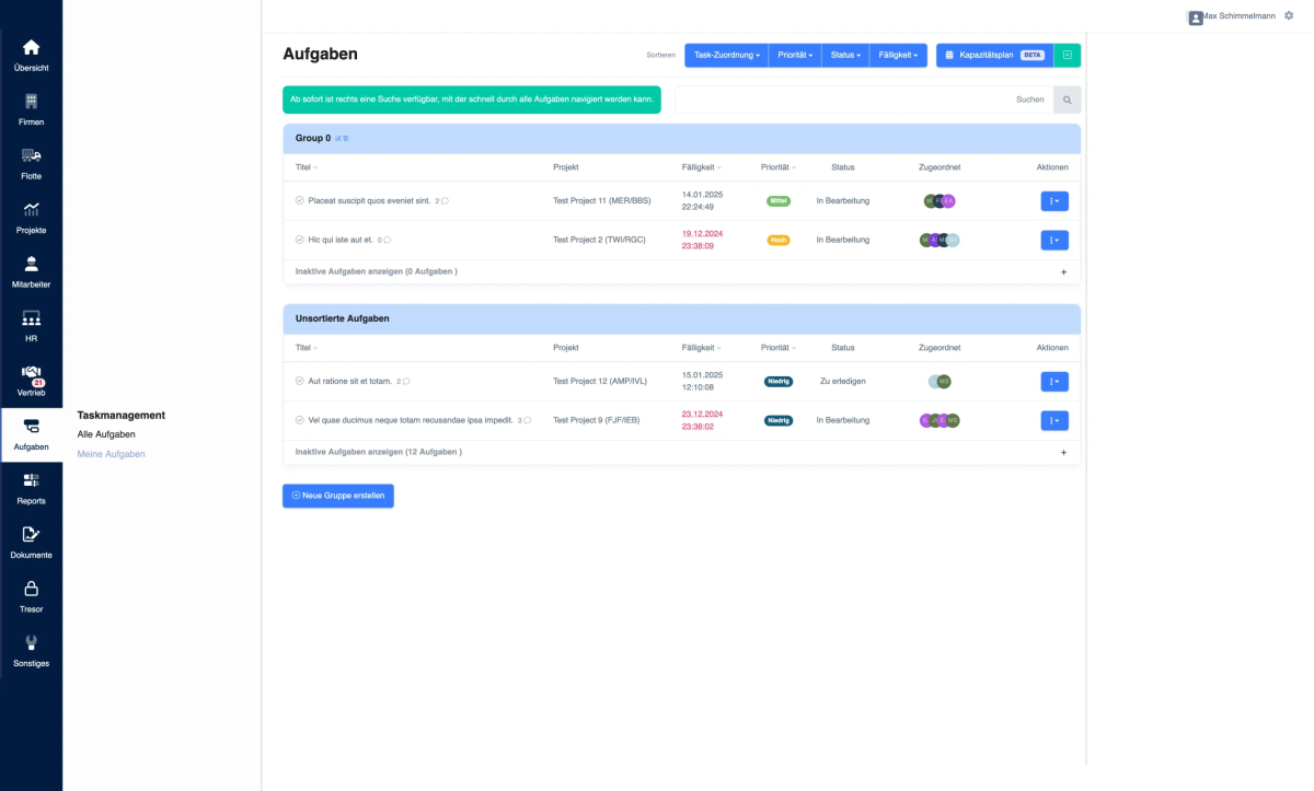 DigiConstruct Task View